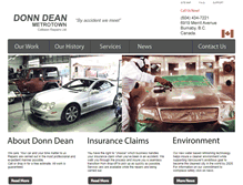 Tablet Screenshot of donndean.com